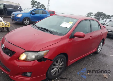 2009 Toyota Corolla S z USA, uszkodzony, nr VIN 2T1BU40E89C150635